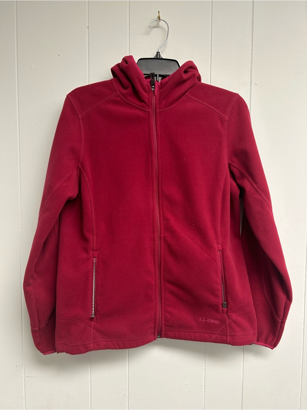 L.L. Bean Women's Magenta’s Full-Zip Hooded Fleece Jacket